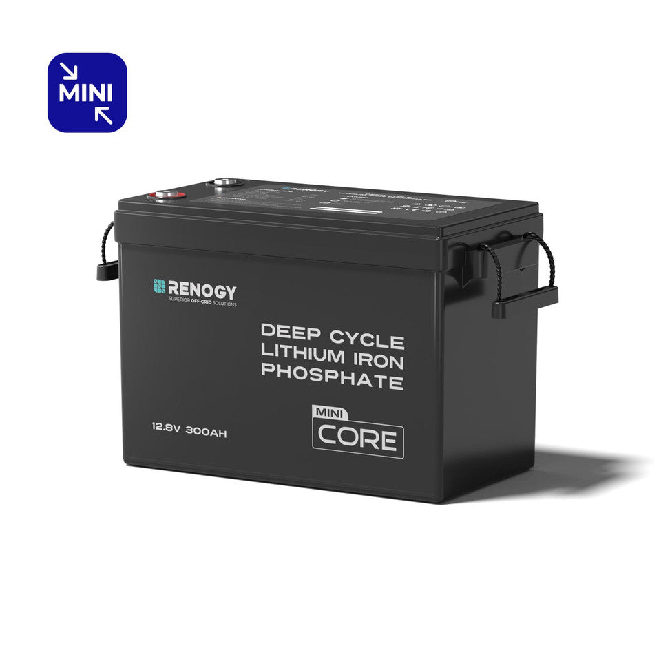 Renogy 12V 300Ah Core Series Deep Cycle Lithium Iron Phosphate Battery(Mini Series)