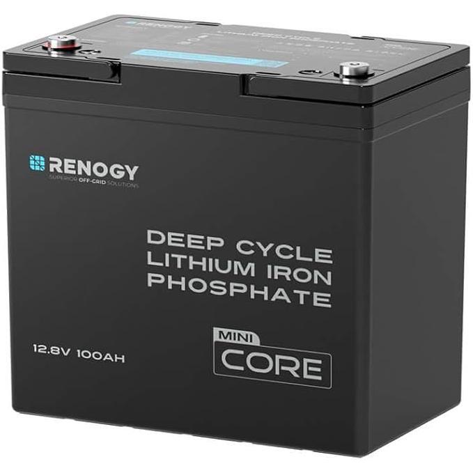 Renogy12V 100Ah Core Series Deep Cycle Lithium Iron Phosphate Battery(Mini Series)