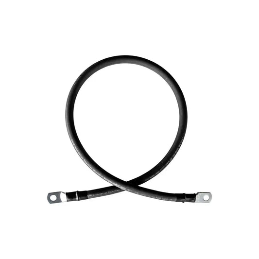 35mm² (240 Amp) Hi-Flex Battery Cable With Lugs - BLACK