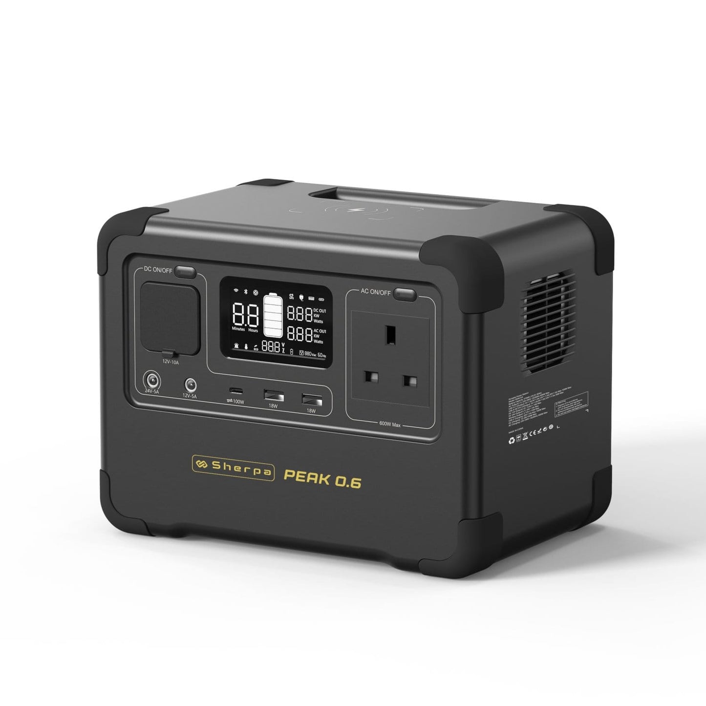 Sherpa PEAK 0.6 - 600W Portable Power Station