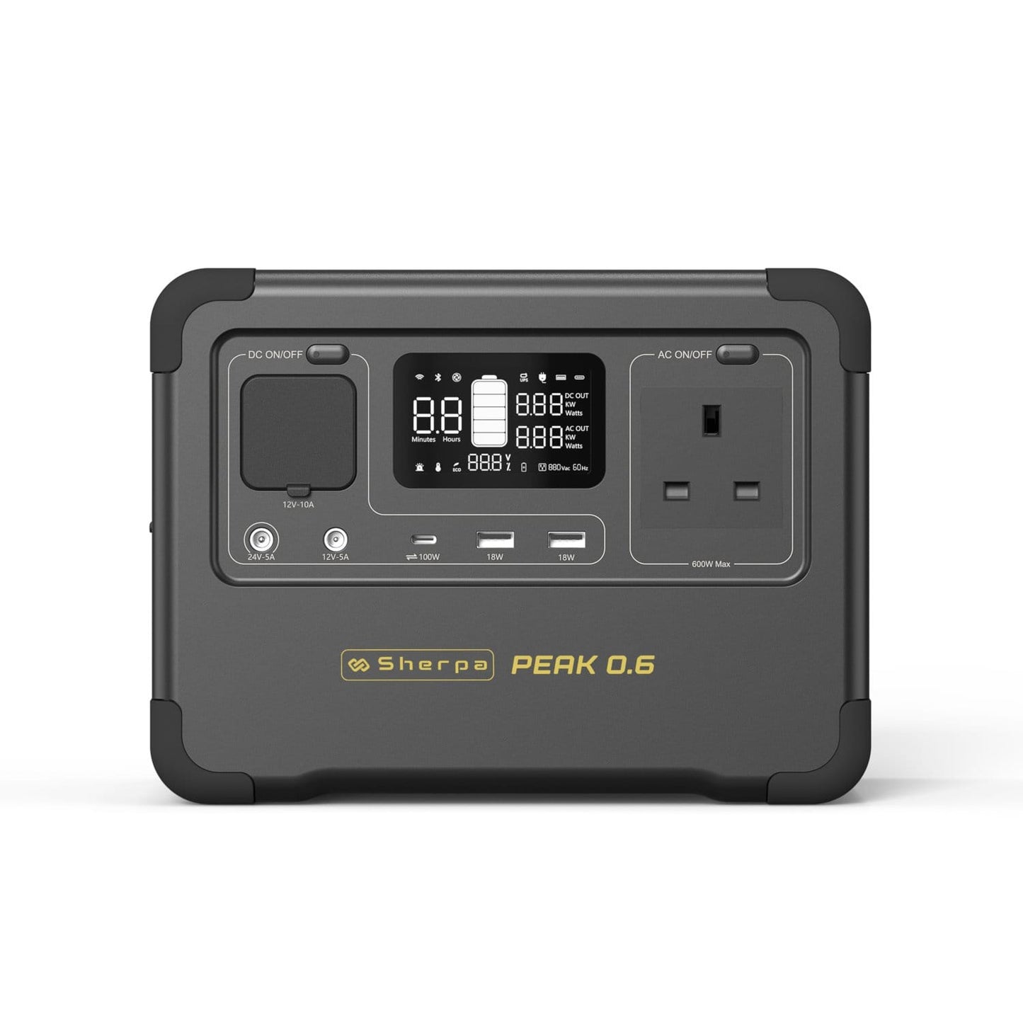 Sherpa PEAK 0.6 - 600W Portable Power Station
