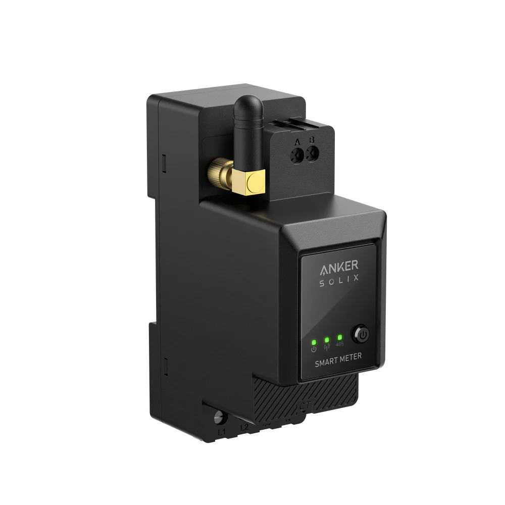 Anker SOLIX Smart Meter (A17X7), 3-Phase Real-Time Energy Monitor for Solarbank 2 and EV Chargers
