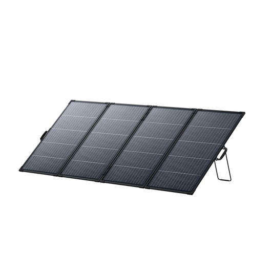 Anker SOLIX PS400 Bifacial Portable Solar Panel, 400W Foldable N-Type Solar Array with IP68 Waterproofing – 5-Year Warranty