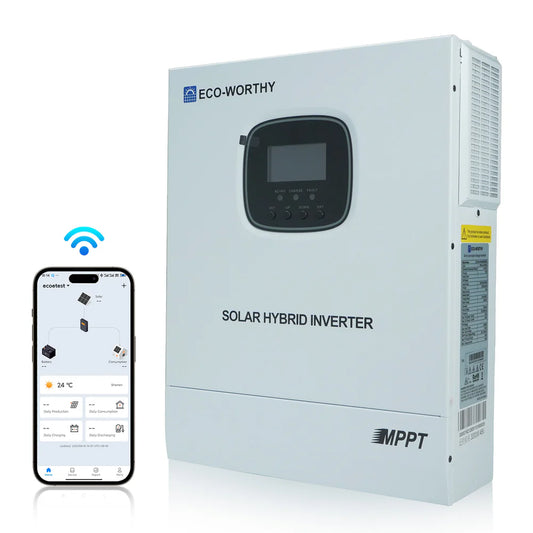 ECO-WORTHY 3000W 48V All-in-One Solar Inverter Charger with 60A MPPT & WiFi