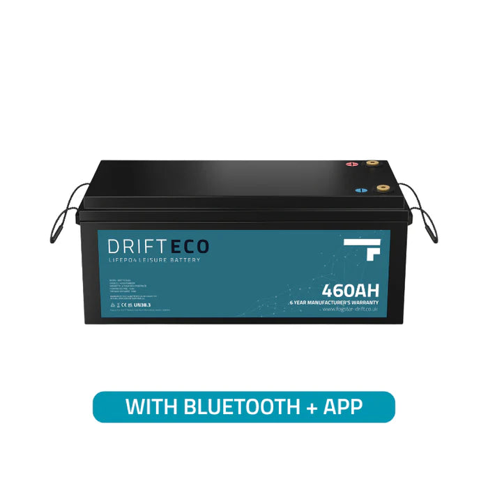 Drift ECO 12V 460Ah Lithium Leisure Battery + Bluetooth – GetGreenEnergy