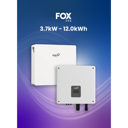 Fox ESS H1 3.7kW Hybrid Inverter & 11.52kWh EP12 Battery Bundle