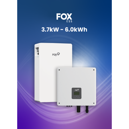 Fox ESS H1 3.7kW Hybrid Inverter & 5.76kWh EP6 Battery Bundle