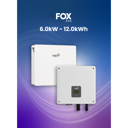 Fox ESS H1 6.0kW Hybrid Inverter & 11.52kWh EP12 Battery Bundle
