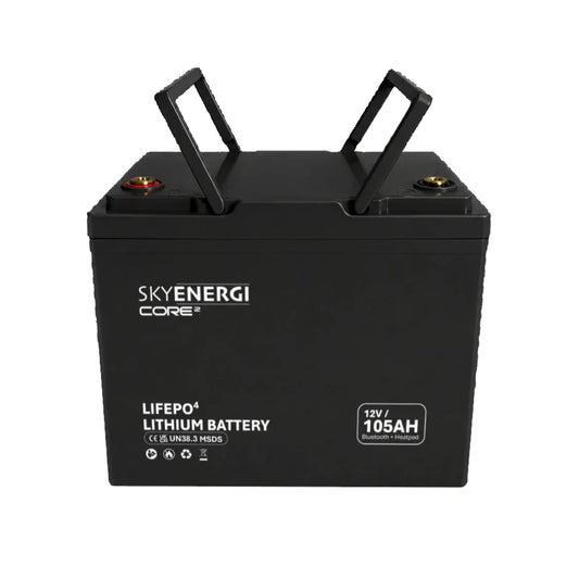 Skyenergi Core2 105Ah Lithium Leisure Battery - Bluetooth & Heat-Pad
