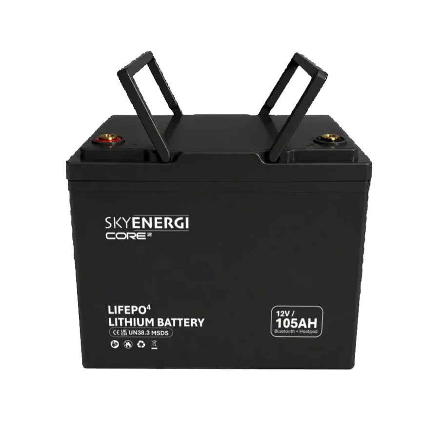 Skyenergi Core2 105Ah Lithium Leisure Battery - Bluetooth & Heat-Pad