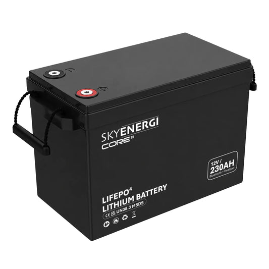 Skyenergi Core2 230Ah Lithium Leisure Battery - Bluetooth & Heat-Pad