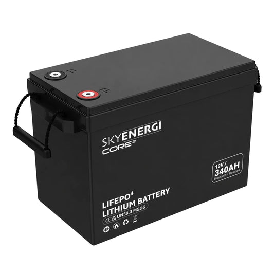 Skyenergi Core2 340Ah  Lithium Leisure Battery - Bluetooth & Heat-Pad