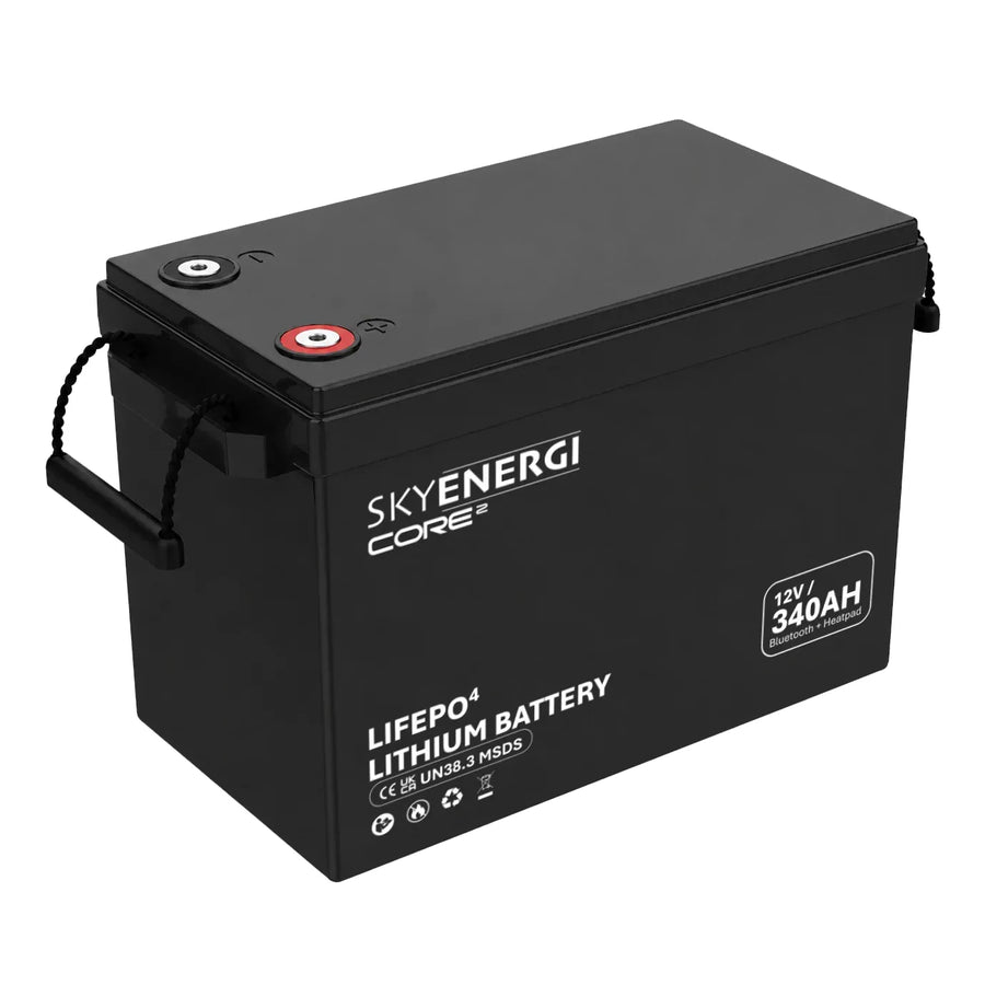 Skyenergi Core2 340Ah  Lithium Leisure Battery - Bluetooth & Heat-Pad